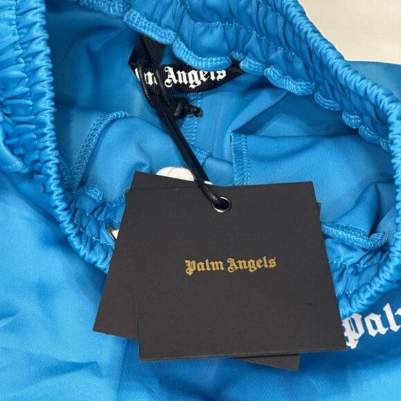 NWT Palm Angels Blue Logo Shorts Size Large - Picture 4 of 4